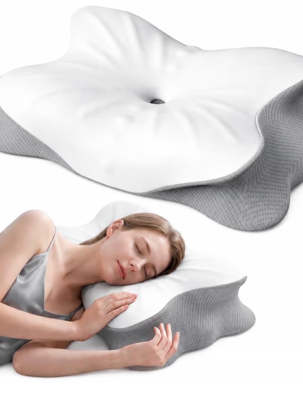 Cooling Cervical Neck Pillow for Pain Relief
